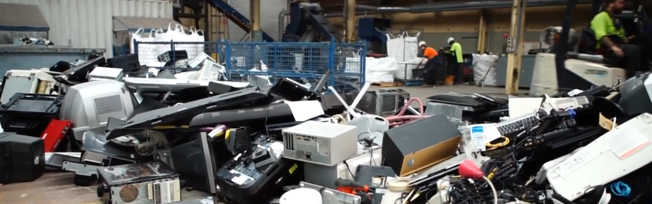 What does e-waste recycling process in Perth look like