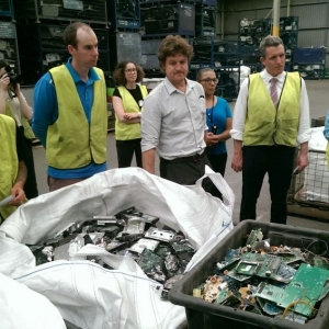 E-waste recycling tour
