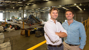 February newsletter image - James and Michael in the facility
